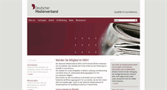 Desktop Screenshot of dmv-verband.de